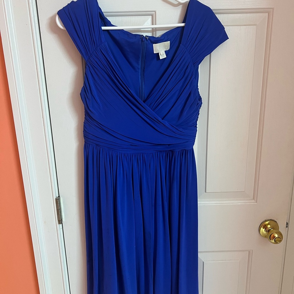 J. Crew Royal Blue Matilda Dress Liquid Jersey